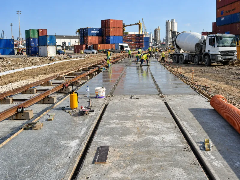 Construção do Ramal Ferroviário da Alcont